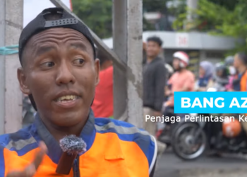 Taruhan Nyawa Penjaga Perlintasan Kereta