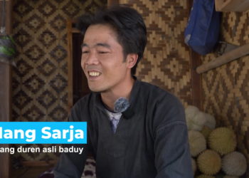 Durian Terenak Ada di Desa Kanekes Suku Baduy