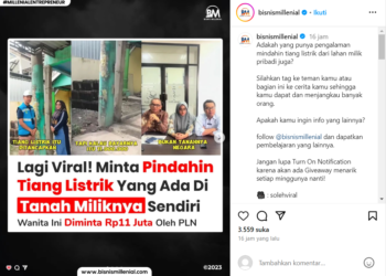Bayar 11 Juta Pemindahan Tiang Listrik