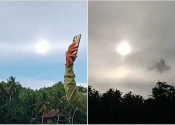 Kemunculan Dua Mataharai di Mentawai