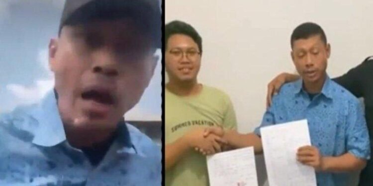 Supir Taksi Ludahi Pengemudi