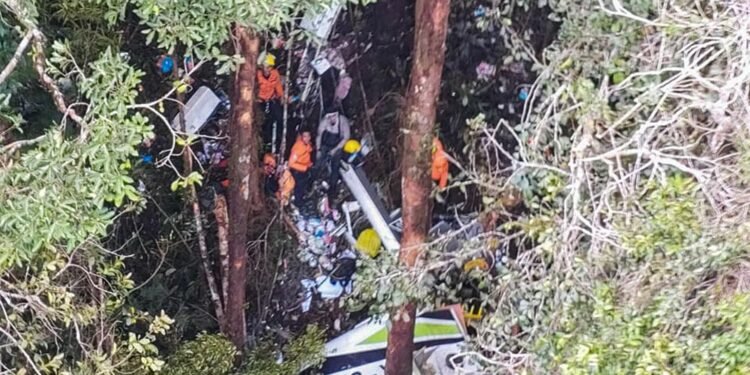 Pesawat Smart Air Jatuh