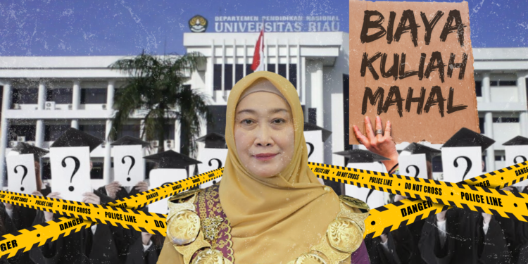 Demo UKT Mahal di UNRI Nyaris Ricuh, Rektor UNRI Polisikan Langsung Mahasiswa yang Kritik