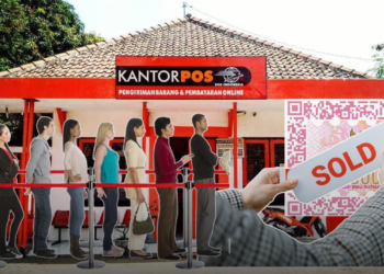 Kantor Pos Mendadak Ramai