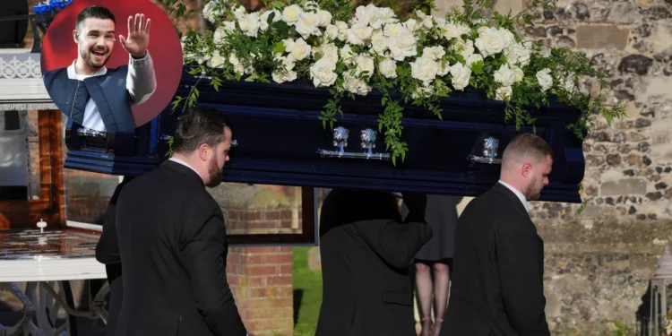 gambar personel one direction datang ke pemakaman liam payne