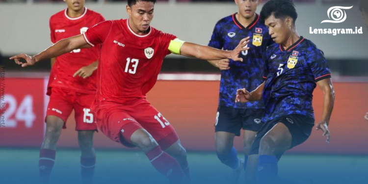gambar Skor Imbang 3-3, Indonesia Gagal Raih Kemenangan Melawan Laos di Piala AFF 2024