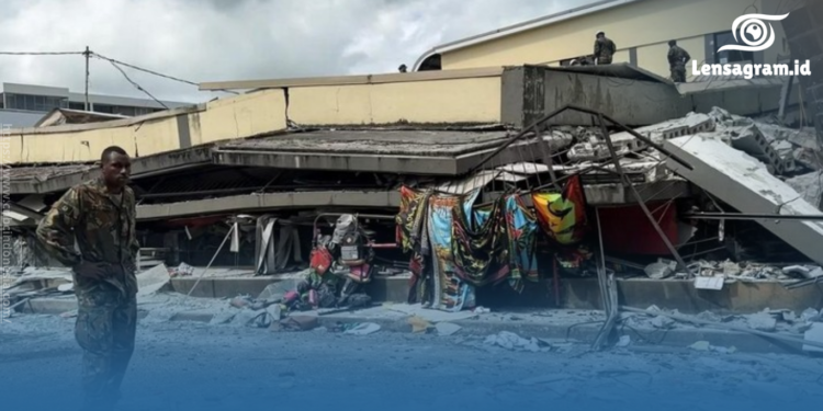 gambar Gempa Bumi M 7,3 Guncang Vanuatu, Picu Peringatan Tsunami di Pasifik