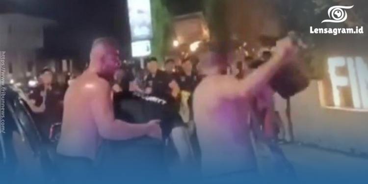 gambar Viral! Bentrokan Sekuriti dan WNA di Depan Finns Beach Club Bali, Ini Kronologinya