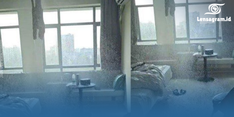 gambar Tamu JW Marriott Medan Didenda Fantastis, Kamar Basah Karena Jemur Baju di Sprinkler