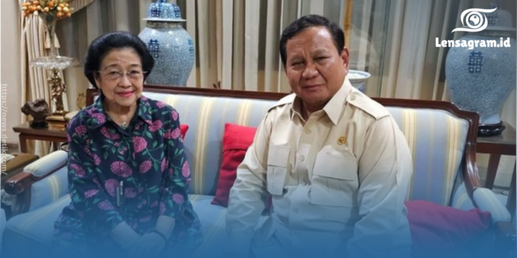 Prabowo Bertemu Megawati di Teuku Umar, Silaturahmi Idulfitri Jadi Momen Kebersamaan