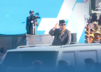 Tiba di Monas Naik Maung Putih, Aksi Prabowo di HUT Bhayangkara Bikin Publik Terpana!