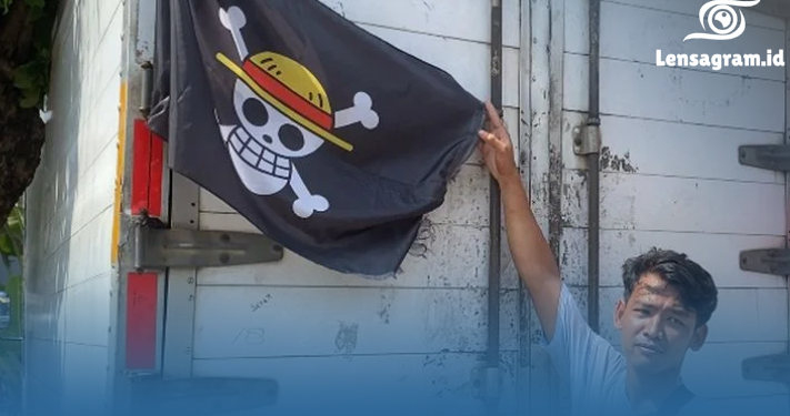 Heboh! Sopir Truk di Bekasi Kibarkan Bendera One Piece, Ternyata Ini Pesan Terselubungnya!