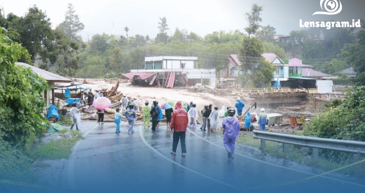 Miris! 4 Kecamatan Tiba-tiba Terputus Total, Pengungsi Menjerit Minta Pertolongan