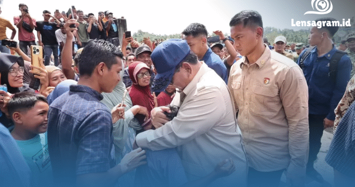 Masuk ke Lokasi Banjir dan Longsor, Prabowo Temukan Hal yang Tak Disangka!