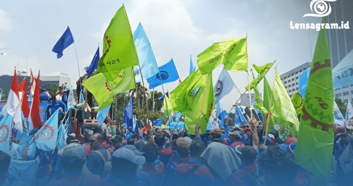 Jakarta Bersiap! Ribuan Buruh dari 3 Provinsi Bakal Turun ke Jalan 28 Januari