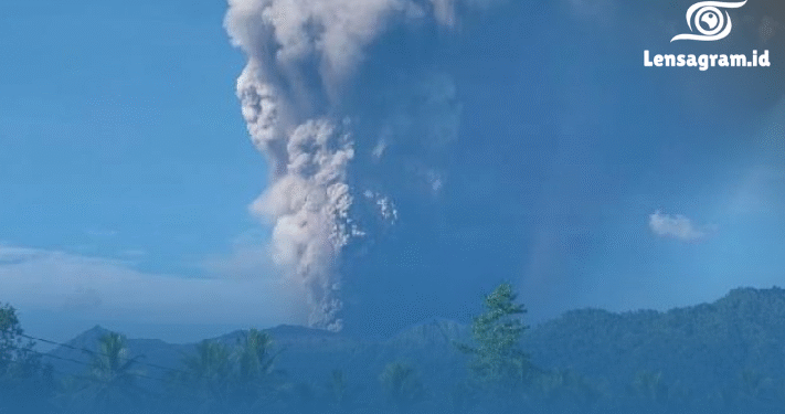 Gunung Dukono Meletus Dahsyat Hari Ini! Jumlah Korban Mulai Terungkap, Warga Panik Berlarian