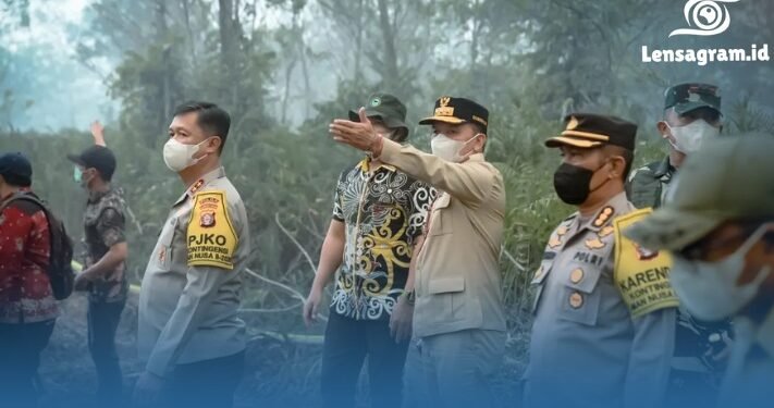 Karhutla Kian Mengkhawatirkan! Agustiar Sabran Turun Langsung Pimpin Penanganan di Kalimantan Tengah, Ini Strateginya